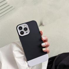 Imagem de Adequado para capa de celular de cor dupla 13promax, preta, para iPhone7P 8LUSP