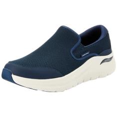 Imagem de Skechers Tênis masculino Arch Fit 2.0 Vallo Slip-On, Azul marino, 42