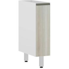 Imagem de Balcão Cozinha 20 Cm Sem Tampo 1 Porta Legno Crema   Pérola  Luciane M