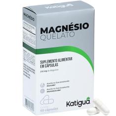 Imagem de Katiguá, Magnésio Quelato, Dose máxima Sem sabor, 60 Cápsulas rígidas • 30 doses, Branco