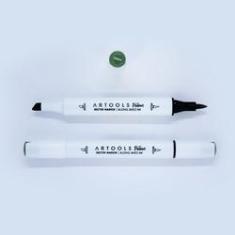 Imagem de Marca Texto Artools Pictom Pontas Broad e Brush Verde G554
