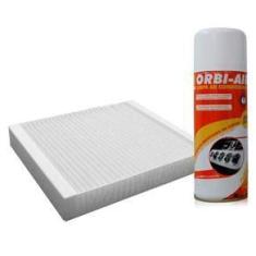 Imagem de Filtro Ar Condicionado Cabine Vw Bora Eos Fusca Jetta Passat Tiguan 2005 em diante e Limpa Ar Condicionado