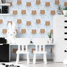Imagem de Papel De Parede Adesivo Infantil Ursinhos N07058 0,58X3,00M