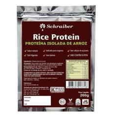 Imagem de Rice Protein - Proteína Isolada De Arroz - 200G - Schraiber