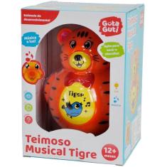 Imagem de Brinquedo Musical Teimoso Tigre Guta Guti DMB6660