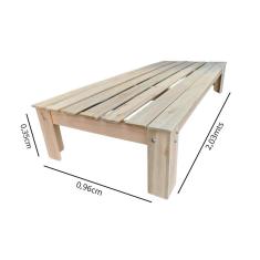 Imagem de Cama solteiro king penafort 96X203X35 sem pintura (crua)