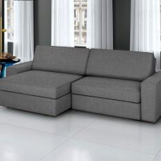 Imagem de Sofá Cosmos - Retrátil / Reclinável 240 Cm Grafite