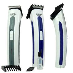 Imagem de Máquina Nova Corta Cabelo Fazer Barba Pezinho Recarregável 3915 / 3780