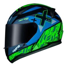 Imagem de Capacete LS2 FF353 Rapid Xtreet Azul e Verde