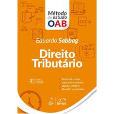 Imagem de Série Método de Estudo OAB - Direito Tributário - Eduardo Sabbag - 9788530981648