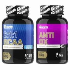 Imagem de Bcaa 120 Caps + Anti-Ox Antioxidante 120 Caps Growth