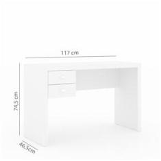 Imagem de Mesa De Escritório 2 Gavetas Tecno Mobili 