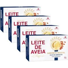 Imagem de 4UN Sabonete Vegetal Leite de Aveia Oleo Amendoas 90G Davene