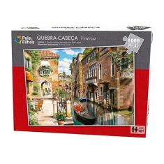 Imagem de Quebra Cabeça Paisagem 1000 Peças Veneza Pais E Filhos - Pais & Filhos