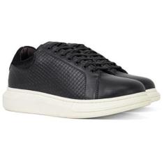 Imagem de Tênis Masculino Ferracini 24h Impulse Couro Tressê Conforto Cadarço 7615-570-Masculino