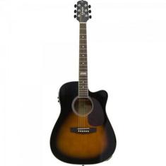 Imagem de Violão Giannini GF1D CEQ Aço 3 Tons Sunburst GIANNINI