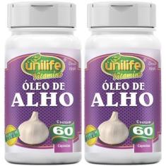 Imagem de KIT C/2 Un. Suplemento Óleo De Alho 350mg 60 Cápsulas Unilife