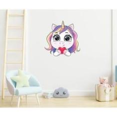 Imagem de Adesivo Decorativo Infantil unicórnio tamanho 50cm x 50cm