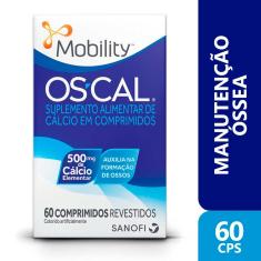 Imagem de Cálcio Mobility Os-Cal 500mg 60 comprimidos revestidos 60 Comprimidos Revestidos