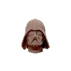 Imagem de Quebra Cabeça 3D Darth Vader Busto Mdf 3Mm Natural - Darama