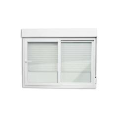 Imagem de Janela de PVC Integrada 140x200cm 2 Folhas com Vidro Liso e Cremona ITEC Brimak Branco