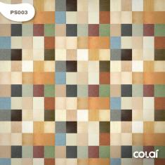 Imagem de Papel de Parede Pastilha Cozinha Banheiro Marrom 9m