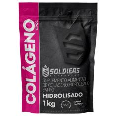 Imagem de Colágeno Hidrolisado 1Kg - 100% Pura Importado - Soldiers Nutrition