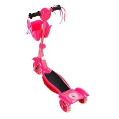 Imagem de Patinete Para Crianças Scooter 3 Rodas Brinquedo Infantil De Led E Som