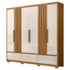 Imagem de Guarda-Roupa Casal Moval Amazonas 6 Portas 5 Gavetas
