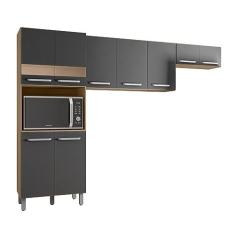 Imagem de Cozinha Compacta 9 Portas Venado Carvalho Grafite