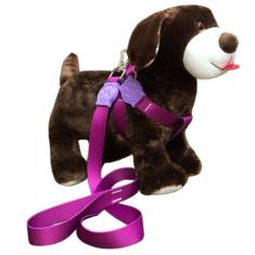 Imagem de Coleira Peitoral Americano Premium Seda Roxo Nº 6