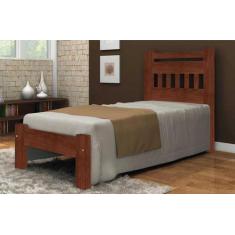 Imagem de Cama Solteirão (Solteiro Extra) Antares De Madeira Maciça Angelim Pedr