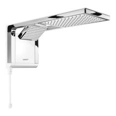 Imagem de Chuveiro Elétrico De Parede Lorenzetti Acqua Ultra Duo Branco-cromado 7800w 220v