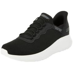 Imagem de Skechers Bobs Squad Chaos Daily Hype masculino sem cadarço, Preto, 41