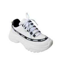 Imagem de Tênis Casual Feminino Conforto Estiloso Versátil Branco Macio Lançamen