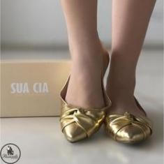 Imagem de Sapato Sua cia Feminino New Metalic Ligth Gold 8002.12478