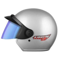 Imagem de Capacete Moto Aberto Pro Tork Liberty 3 Three Com Viseira Camaleão, PR