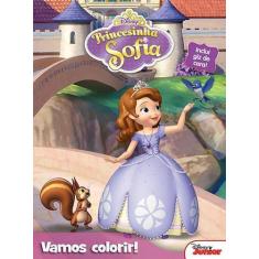 Imagem de Livro - Disney - Vamos colorir - Sofia