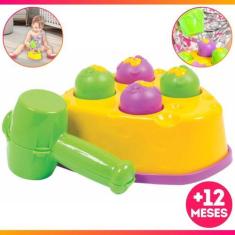 Imagem de Brinquedo Criança Infantil Bate Martelo Rata Tuff Educativo - EF Brinq