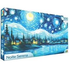 Imagem de Quebra Cabeça Puzzle Noite Serena 500 Peças - GGB Brinquedos