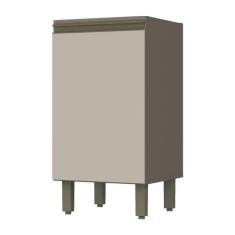 Imagem de Balcão Henn Connect Sem Tampo 1 Porta 40 Cm Duna/Cristal