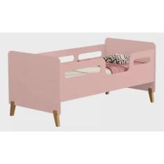 Imagem de Cama Infantil Cecilia Com Grade de Proteção Rose