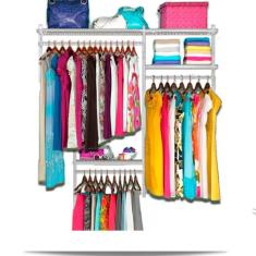 Imagem de Roupeiro aramado quarto pequeno closet feminino solteiro 1,60 BR