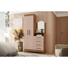 Imagem de Guarda Roupa/Cômoda Capri Com Espelho Móveis Albatroz - Moveis Albatro