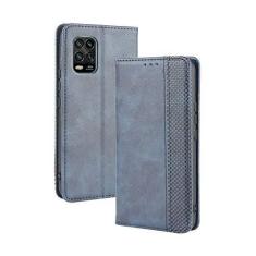 Imagem de Capa para XIAOMI Mi 10 Lite, capa flip carteira de couro para XIAOMI Mi 10 Lite, capa magnética retrô para telefone, capa carteira com compartimentos para cartão