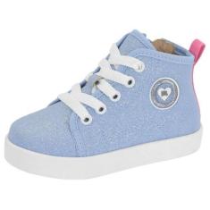 Imagem de Tênis Infantil Molekinha Casual In Azul Glitter