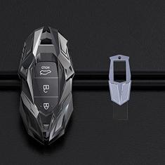 Imagem de TPHJRM Capa de chave de carro em liga de zinco, capa de chave, adequada para Hyundai i30 Ix35 Encino Azera Accent TM Palisade Santa Fe
