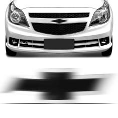 Imagem de Emblema Chevrolet Agile 09 10 11 12 13 14 Cobalt 12 13 14 15 Grade Gravata  Black Piano Series