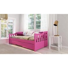 Imagem de Bicama American Em Madeira Maciça/Mdf Rosa