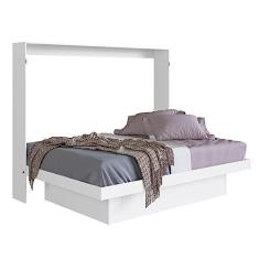 Imagem de Cama Articulavel Horizontal Casal c/Estacao de trabalho 140 Latino Branco